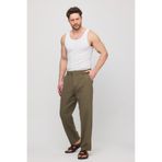 NGR Mizar Relaxed Fit Pamuklu Pantolon Haki Yeşil