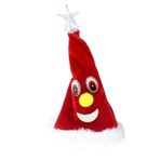 NGUMMS Noel Oyuncak Dans Hareketli Mü Noel Şapkası ve Ağaç Dekorasyon Oyuncakları Noel Ağacı Dans Eden Noel Ağacı Şarkıcı Noel Baba Şapkası Dekore Ed miş