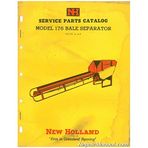 NH-P-333 Used New Holland 176 Bale Separator Parts Manual