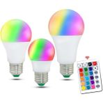 NHR E27 Smart Uzaktan Kumanda Rgb LED Ampul 16 Renk Değiştirme Magic - Beyaz - 1 - 10 W