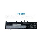 Ni-On Lenovo Thinkpad P1 Gen 2 Type 20QT 20QU , Thinkpad P1 Gen 1 Type 20MD 20ME Notebook Bataryası
