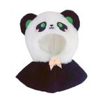 niannyyhouse 10 cm Peluş Bebek Giysileri Gevşek Şal Kedi Yavru Panda Ayı Yelek Bebek Aksesuarları Giydirme (Siyah)