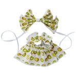 niannyyhouse 10cm 15cm 20cm peluş bebek giysileri meyve desen şapkalar elbise yumuşak doldurulmuş peluş oyuncak elbise (a8, 10cm)
