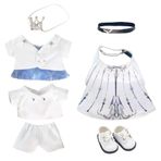 niannyyhouse 20cm peluş bebek giysileri ceket gömlek pantolon pelerinler kemerler ayakkabı aksesuarları 8 inç bebek kıyafetler