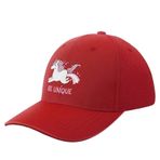 NIBABA Kadın Unicorn Be Unique Beyzbol Şapkası Erkek Spor Şapkaları Yazlık Şapka Ayarlanabilir Beyzbol, Tek Beden, kırmızı tarz, 6 3/4-7 1/2