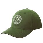 NIBABA Kadın Viking İskandinav Sihirli Vegvisir Navigasyon Pusula Beyzbol Şapkası Erkek Spor Şapkaları Yaz Şapkası Ayarlanabilir Beyzbol, Tek Beden, ordu yeşili, 6 3/4-7 1/2