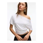 NİCE Asimetrik kısa kollu Tee Crop Tişört