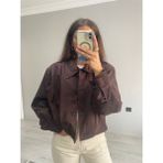 Nice Boutique Vatkalı Acı Kahve Bomber Ceket
