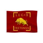 Nice Captain Açık Hava Eğlencesi için İmparatorluk Roma Ordusu Bayrağı Tarihi Bayrak Vexillum (LEGIO X FRETENSIS)