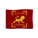 Nice Captain Açık Hava Eğlencesi için İmparatorluk Roma Ordusu Bayrağı Tarihi Bayrak Vexillum (LEGIO XIII GEMINA)