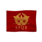Nice Captain Açık Hava Eğlencesi için İmparatorluk Roma Ordusu Bayrağı Tarihi Bayrak Vexillum (SPQR)