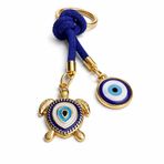 Nice For You Nazar Boncuğu Kaplumbağa Anahtarlık – Şans ve Koruma Sembolü Evil Eye Keychain, Premium Altın Kaplama Nazar Charm, Araba Anahtarı & Çanta İçin Şık Hediyelik