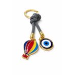 Nice For You Nazar Boncuklu Balon Anahtarlık – Metal Halka & Halat İpli, Çanta ve Araba Anahtarı İçin Şık Hediyelik Anahtarlık