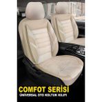 Nice Shop Fıat Fıorıno 2008-UYUMLU Oto Koltuk Kılıfı Comfort Serisi - Ekstra Bej - Tek Ebat