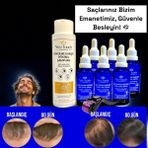 NİCE TOUCH KOZMETİK6 Adet Saç Serum Saç Çıkma Destekleyici , Saç Vitamin Bombası+1 Adetdermaroller+1 Adet Şampuan - Saç Serum +Dermaroller+Şampuan