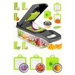 Nicer Dicer Hazneli Sebze Doğrayıcı Dilimleyici Kesici Çok Fonksiyonlu Rende Seti