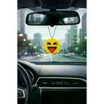 Nicevia PYRZ170 Dil Çıkaran Emoji Dikiz Aynası Süsü Kısa Zincirli Araç İçi Dekoratif Oto Ayna Aksesuarı