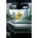 Nicevia PYRZ171 Pokemon Pikachu Dikiz Aynası Süsü Kısa Zincirli Araç İçi Dekoratif Ayna Aksesuarı