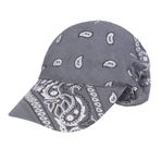 NICEYEA Bandana, şapka, korsan şapkası, koşu beresi, ter emici, nefes alan spor başlık, jant kapağı, nemi dışarı atan yaz beresi, Gri-c, Tek Beden