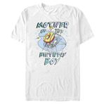 Nickelodeon Erkek Big & Tall Rocko Anne Doğum Günü Erkek Tişört, White, XL Uzun