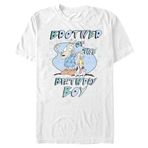 Nickelodeon Erkek Big & Tall Rocko Brother Doğum Günü Erkek Tişörtü, White, XL Uzun
