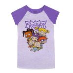 Nickelodeon Kız Çocuk Gecelikleri, Çocuklar İçin Yumuşak ve Sevimli Pijama, Rugrats Burada Sorun Geliyor, 10
