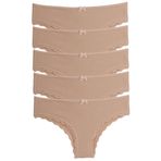 Nicoletta 91016-5_R23 Ten 5'li Paket Brazillian Kadın Külot