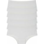 Nicoletta Beyaz Kadın Külot 5'li Paket - XL