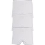 Nicoletta Kadın Lazer Kesim Dikişsiz Kadın Boxer Külot 3 Lü Paket Beyaz - 2XL