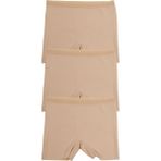 Nicoletta Kadın Lazer Kesim Dikişsiz Kadın Boxer Külot 3 Lü Paket Ten - 2XL