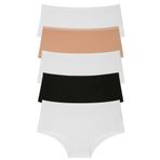 Nicoletta-Mıxcolor Kadın Külot 5'li Paket Yüksek Bel (MIXCOLOR/L)