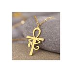 Nida Jewelry 925 Ayar Gümüş Ankh Ve Horus Gözü Kolye