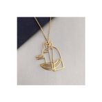 Nida Jewelry 925 Ayar Gümüş Anubis Kolye