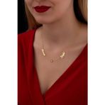 Nida Jewelry 925 Ayar Gümüş Çift İsim Nazar Boncuğu Kolye
