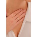 Nida Jewelry 925 Ayar Gümüş Çoklu Haç Kalp Çapa Kolye