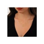 Nida Jewelry 925 Ayar Gümüş Güneş Ay Yıldız Kolye