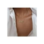 Nida Jewelry 925 Ayar Gümüş Haç Isim Kolye