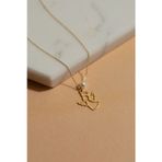 Nida Jewelry 925 Ayar Gümüş Inci Ve Melek Kolye
