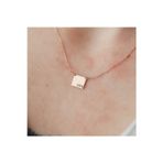 Nida Jewelry 925 Ayar Gümüş Isimli Minimal Plaka Kolye