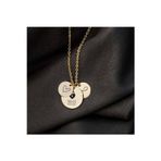 Nida Jewelry 925 Ayar Gümüş Kalp Ve Sonsuzluk Detaylı Kilit Harf Tarih Kolye