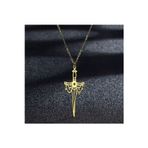 Nida Jewelry 925 Ayar Gümüş Kılıç Kolye