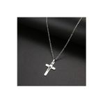Nida Jewelry 925 Ayar Gümüş Motifli Haç Kolye