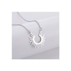 Nida Jewelry 925 Ayar Gümüş Özel Tasarım Güneş Kolye