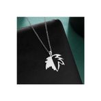 Nida Jewelry 925 Ayar Gümüş Özel Tasarım Yaprak Kolye