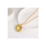 Nida Jewelry 925 Ayar Gümüş Sakura Sihirli Dizi Güneş-Ay-Yıldız Kolye