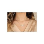 Nida Jewelry 925 Ayar Gümüş Sonsuzluk Çift Isim Tarih Kolye