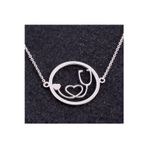 Nida Jewelry 925 Ayar Gümüş Stetoskop Kalp Kolye