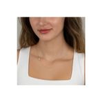 Nida Jewelry 925 Ayar Gümüş Yan Model Haç Kolye