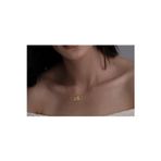 Nida Jewelry 925 Ayar Melek Kanatları Çift Harf Kolye