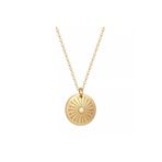 Nida Jewelry 925K Gümüş Yıldız Yağmuru Altın Kaplama Kolye